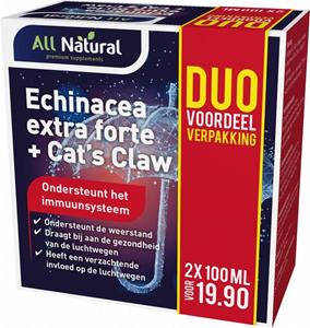 All Natural Echinacea Extra Forte & Cats Claw Duoset