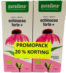 Purasana Echinacea Forte+ Druppels Duoverpakking