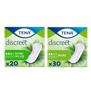 TENA Combi Product:  Lady Discreet Mini Plus +  Lady Discreet Mini