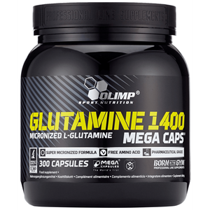 Glutamine Mega Caps 1400 - Olimp Supplements - 300 Kapseln