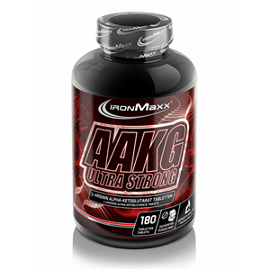 IronMaxx AAKG Ultra Strong (180 Tabletten) pillen aminozuren L-arginine