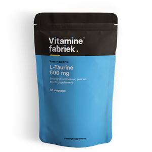 Vitaminefabriek L-Taurine 500 mg - 30 vegicaps - .nl