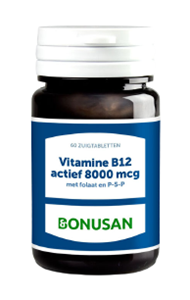 Bonusan Vitamine b12 actief 8000 mcg 60zgt