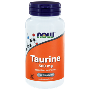 NOW Taurine 500mg Capsules