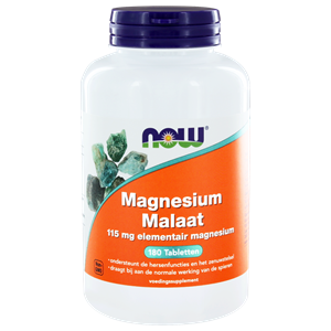 NOW Magnesium Malaat Tabletten
