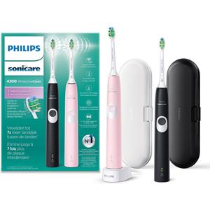 Philips Elektrische Zahnbürste Sonicare ProtectiveClean 4300 - 2 handles