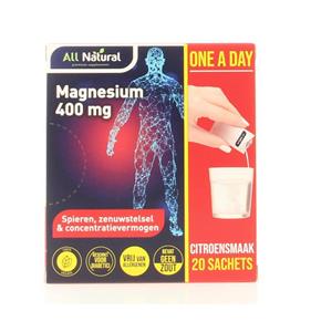 All Natural Magnesium 400 mg