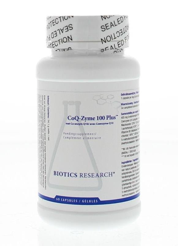 biotics CoQ zyme 100 plus 100 mg