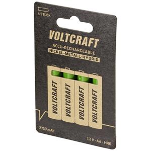 VOLTCRAFT HR6 SE Oplaadbare AA batterij (penlite) NiMH 2750 mAh 1.2 V 4 stuk(s)