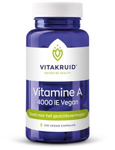 Vitakruid Vitamine A 4000IE Vegan Capsules