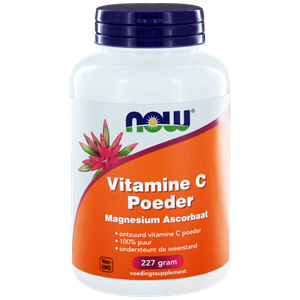 NOW Vitamine C Poeder Magnesium Ascorbaat