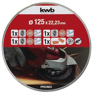 kwb 712062 Slijpset 125 mm 3 stuk(s)