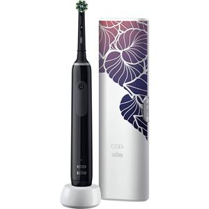 Oral-B - Elektrische Zahnbürste 'Pro 3 + Reiseetui Floral Design' in Black
