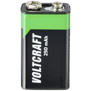 VOLTCRAFT Oplaadbare 9V batterij (blok)  6LR61 SE NiMH 8.4 V 250 mAh 1 stuk(s)