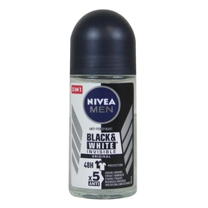 Nivea Men Invisible Black & White Deodoran Roller - 50 ml