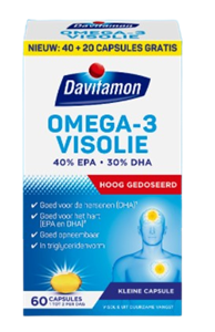 Davitamon Omega-3 visolie 60 capsules