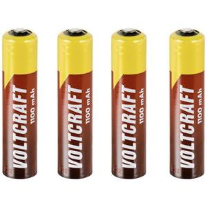 VOLTCRAFT AAA batterij (potlood)  Extreme Power FR03 Lithium 1100 mAh 1.5 V 4 stuk(s)