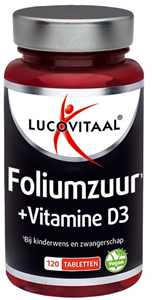 Foliumzuur + vitamine d3 120 tb