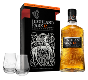 Highland Park 12 Years + 2 Gläser 70cl