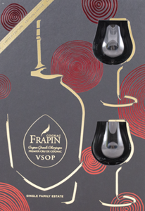 Frapin Cognac VSOP geschenkverpakking met glazen 70cl