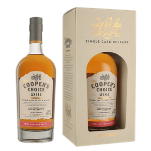Coopers Craft Coopers Choice Vintage 2011 Miltonduff + GB 70cl Single Malt Whisky