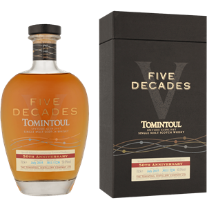 Tomintoul Five Decades 70cl Single Malt Whisky + Giftbox