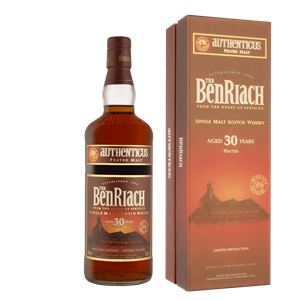 Benriach 30 Years Authenticus Peated + GB 70cl Single Malt Whisky