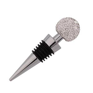 Crystal Ball Red Wine Stopper Diamond Zinklegering Metalen Verzegelde Wijn Cork