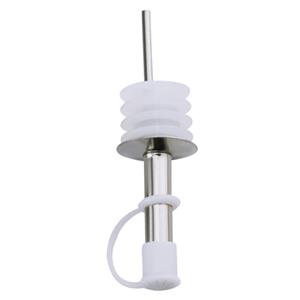 huismerk 5 PC'S glazen fles stopper RVS olie stopper silicone stop witte hoed rechte mond