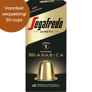 Segafredo Cups 100% Arabica - 50 Cups