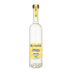 Belvedere Organic Zitrone & Basil 1ltr Wodka mit Geschmack