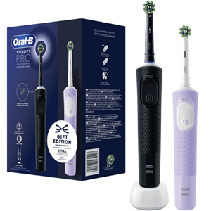 Oral-B Vitality 100 White & Black elektrische tandenborstel DUOSET