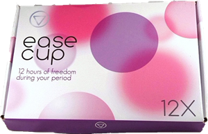 Webvrouw EaseCup 2x - Tot 12 uur vrijheid tijdens je menstruatie! (aantal: 1 x EaseCup 12 pack (12 stuks))