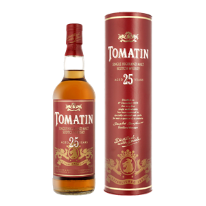 Tomatin 25 Years + GB 70cl Single Malt Whisky