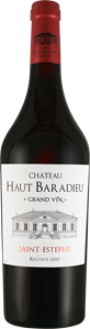 Cordier Mestrezat Château Haut Baradieu Grand Vin Saint-Estèphe AOC 2011