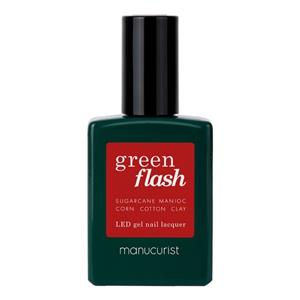 Manucurist - Nagellack Green Flash – Semi-permanenter Nagellack - -green Flash - Red Cherry 15ml