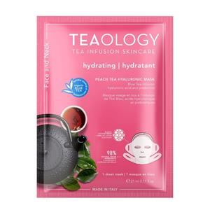 TEAOLOGY Peach Tea Hyaluronic Mask Gesichtsmaske