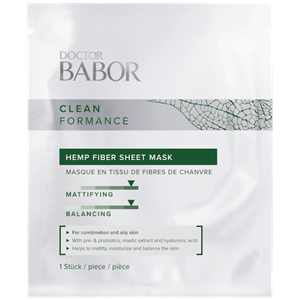 Babor Cleanformance Hemp Fiber Sheet Mask
