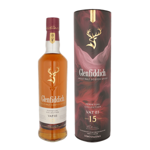 Glenfiddich Perpetual 15 Years Vat 3 + GB 70cl Single Malt Whisky