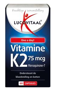 Lucovitaal Vitamine k2 75mcg 60 caps 60caps