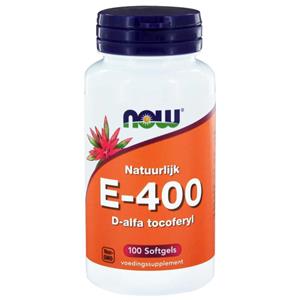 Now Natuurlijk e-400 d-alfa tocoferyl 100 softgels