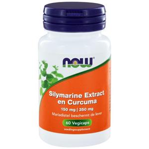 Now Silymarin extract en curcuma 60 capsules