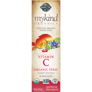 Garden of Life mykind Organics Vitamine C Spray - Kers & Mandarijn - 58 ml