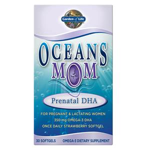 Garden of Life Oceans MOM Prenataal DHA Omega-3 350mg Softgels - 30 softgels