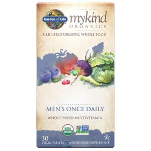 Garden of Life mykind Organics Mannen Eenmaal Daags - 30 tabletten