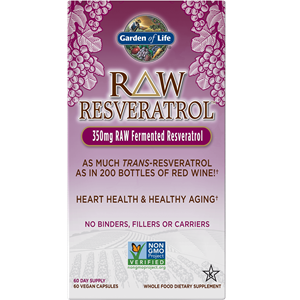 Garden of Life Raw Resveratrol - 60 capsules