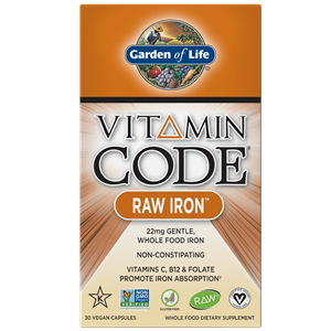 Garden of Life Vitamin Code Raw IJzer - 30 capsules