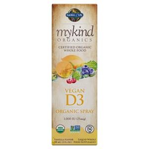 Garden of Life mykind Organics Veganistische Vitamine D3 Spray - Vanille - 58 ml