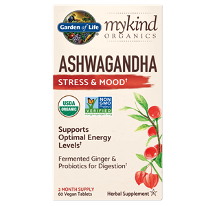 Garden of Life mykind Organics Kruiden Ashwaganda - 60 tabletten
