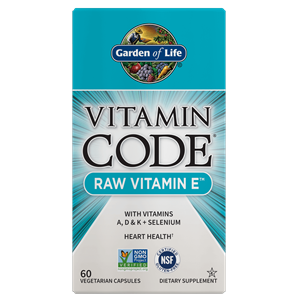 Garden of Life Vitamine Code Raw Vitamine E - 60 capsules